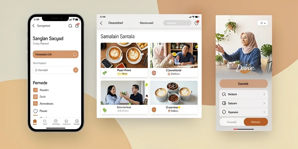 Berbagai permainan kasino yang tersedia.