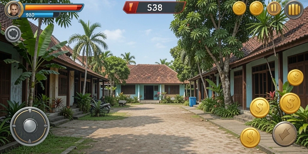 Gambaran gameplay yang seru dan menantang.