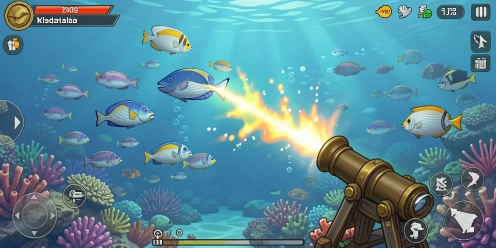 Screenshot dari kompetisi multiplayer yang seru.